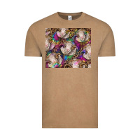 Vintage Coffee merino ram tie dye tumbler Vintage Tee - BarkalooDesign