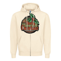 Sandshell Merry Christmas Zipper Hoodie - JahusDesignShop