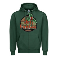 Sports Green Merry Christmas Zipper Hoodie - JahusDesignShop