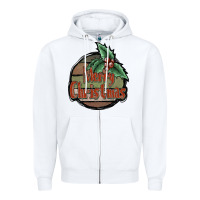 White Merry Christmas Zipper Hoodie - JahusDesignShop