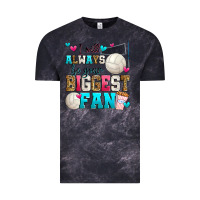 Cloud Black i will always be your biggest fan volleyball Vintage Tee - Zillion Design Studio