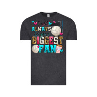 Vintage Black i will always be your biggest fan volleyball Vintage Tee - Zillion Design Studio