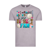 Vintage Zinc i will always be your biggest fan volleyball Vintage Tee - Zillion Design Studio