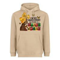 Mushroom never understimate the power of a black woman Heavyweight Hoodie - MaliasSmallBusiness