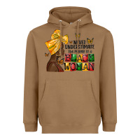 Toasted Coconut never understimate the power of a black woman Heavyweight Hoodie - MaliasSmallBusiness