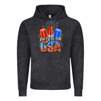 Vintage Black party in the usa popsicles billie wilder Vintage Hoodie - texasbilliewilder