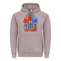 Vintage Zinc party in the usa popsicles billie wilder Vintage Hoodie - texasbilliewilder