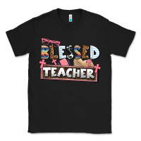 Black blessed teacher Classic Tee - AdoDesignShop
