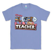 Colony Blue blessed teacher Classic Tee - AdoDesignShop