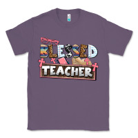 Lavender blessed teacher Classic Tee - AdoDesignShop