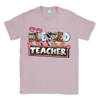 Lilac blessed teacher Classic Tee - AdoDesignShop