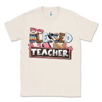Natural blessed teacher Classic Tee - AdoDesignShop