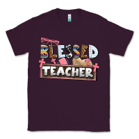 Plum blessed teacher Classic Tee - AdoDesignShop