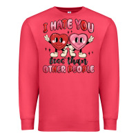 Cardinal i hate you less than other people Premium Sweatshirt - MaliasSmallBusiness