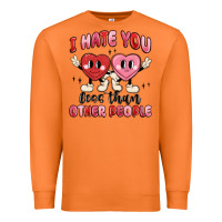 Carrot i hate you less than other people Premium Sweatshirt - MaliasSmallBusiness