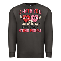 Smoke i hate you less than other people Premium Sweatshirt - MaliasSmallBusiness