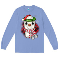 Colony Blue Christmas snowman coffee Long Sleeve Tee - JahusDesignShop