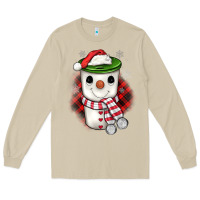 Mushroom Christmas snowman coffee Long Sleeve Tee - JahusDesignShop