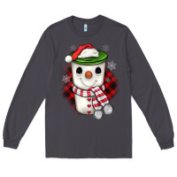 Smoke Christmas snowman coffee Long Sleeve Tee - JahusDesignShop