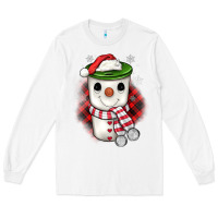 White Christmas snowman coffee Long Sleeve Tee - JahusDesignShop