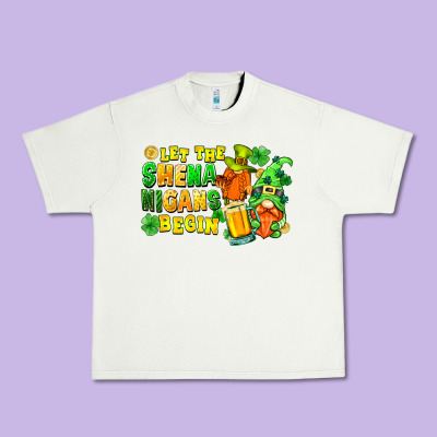 Let The Shenanigans Begin Urban Heavy Tee Designed By Fadigitalartstudio