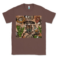 Chestnut western rodeo Classic Tee - AdoDesignShop