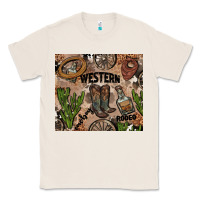 Natural western rodeo Classic Tee - AdoDesignShop