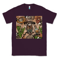 Plum western rodeo Classic Tee - AdoDesignShop
