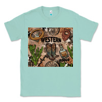 Seafoam western rodeo Classic Tee - AdoDesignShop