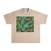 French Oak camel leopard Urban Heavy Tee - BarkalooDesign