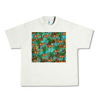 Pistachio camel leopard Urban Heavy Tee - BarkalooDesign