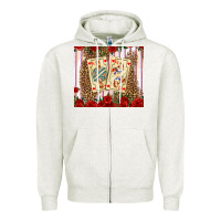 Oatmeal Heather valentines day playing cards Zipper Hoodie - AdoDesignShop