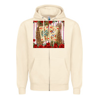 Sandshell valentines day playing cards Zipper Hoodie - AdoDesignShop