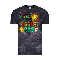Cloud Black i will always be your biggest fan softball Vintage Tee - Zillion Design Studio