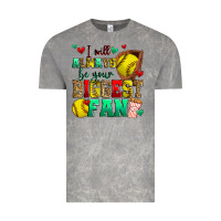 Cloud Rock i will always be your biggest fan softball Vintage Tee - Zillion Design Studio