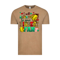 Vintage Coffee i will always be your biggest fan softball Vintage Tee - Zillion Design Studio