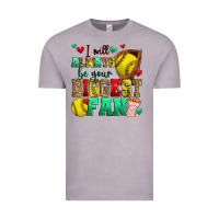 Vintage Zinc i will always be your biggest fan softball Vintage Tee - Zillion Design Studio