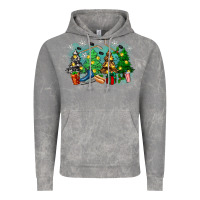 Christmas Trees With Hockey Vintage Hoodie | Teevron