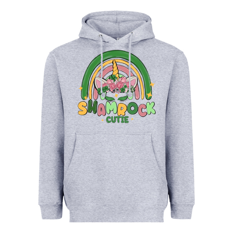 Shamrock Cutie Heavyweight Hoodie by MaliasSmallBusiness | Teevron