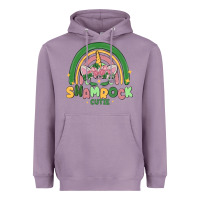 Lavender shamrock cutie Heavyweight Hoodie - MaliasSmallBusiness