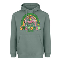 Sage shamrock cutie Heavyweight Hoodie - MaliasSmallBusiness