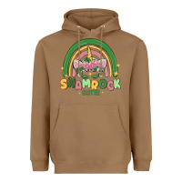 Toasted Coconut shamrock cutie Heavyweight Hoodie - MaliasSmallBusiness