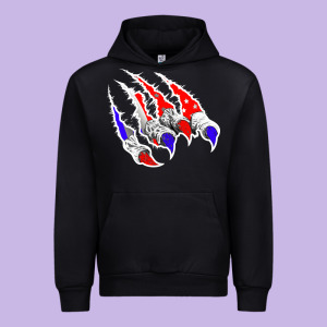 American Flag Claw Urban Hoodie Designed By Bettercallsaul