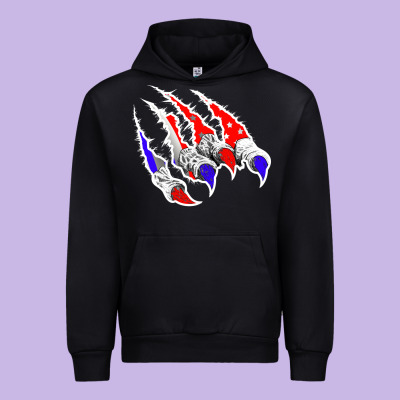 American Flag Claw Urban Hoodie Designed By Bettercallsaul