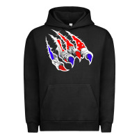 Pigment Black American Flag Claw Urban Hoodie - Bettercallsaul