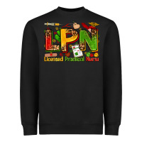 Black licensed practical nurse Heavyweight Sweatshirt - Zillion Design Studio