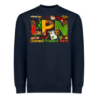 Navy licensed practical nurse Heavyweight Sweatshirt - Zillion Design Studio