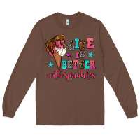 Chestnut life is better with sprinkles Long Sleeve Tee - AdoDesignShop