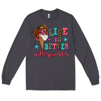 Smoke life is better with sprinkles Long Sleeve Tee - AdoDesignShop