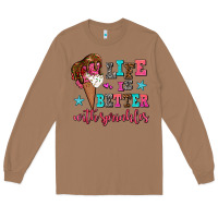 Toasted Coconut life is better with sprinkles Long Sleeve Tee - AdoDesignShop